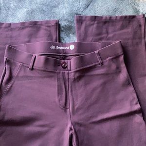 Betabrand eggplant/aubergine large Bootcut work pants- great condition!